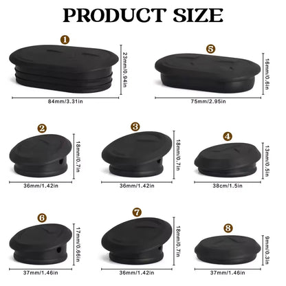 Frame Hole Cover Caps Plug Kit Compatible with Yamaha MT-09 SP 2021-2025