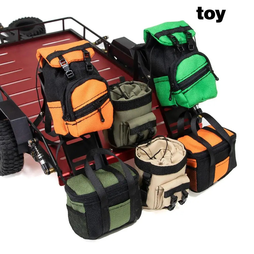 Luggage Bag for 1/10 RC Crawler Car Simulation Backpack Decoration