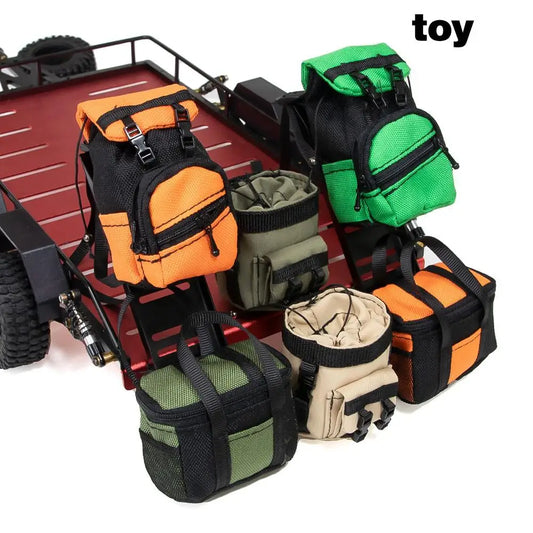 Luggage Bag for 1/10 RC Crawler Car Simulation Backpack Decoration