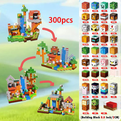 300PCS Magnetic Building Block Toy Educational Kids Construction Set