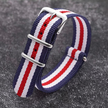 Nato Watch Strap Nylon Band 18mm 20mm 22mm Military Diver Wristwatch