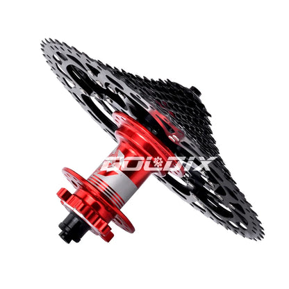 GOLDIX Black MTB Cassete 8/9/10/11/12 Speed 40/42/46/50/50T K7 8/9/10/11/12v Bicycle Freewheel Bicycle Sprocket for Shimano/SRAM-EXPROTAS