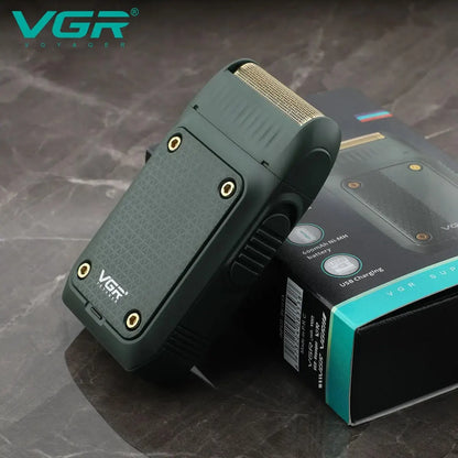 VGR Shaver Professional Razor Electric Mini Beard Trimmer USB Charge