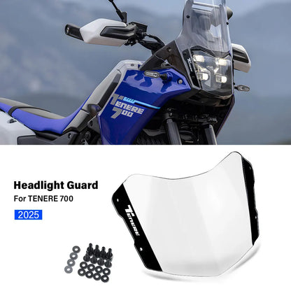 Headlight Protector Acrylic Headlight Guard Cover for Yamaha Tenere 700 Rally 2025