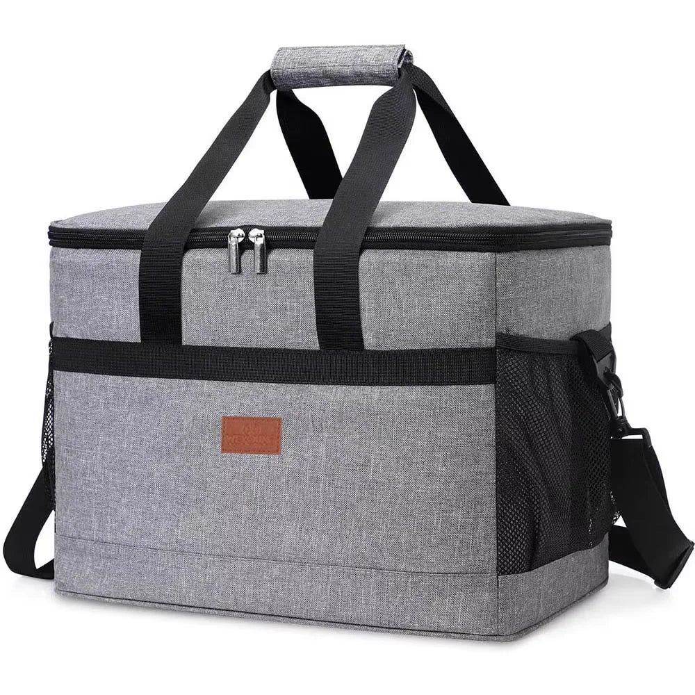 35L Insulated Picnic Lunch Bag Large Collapsible Cooler for Camping Travel
