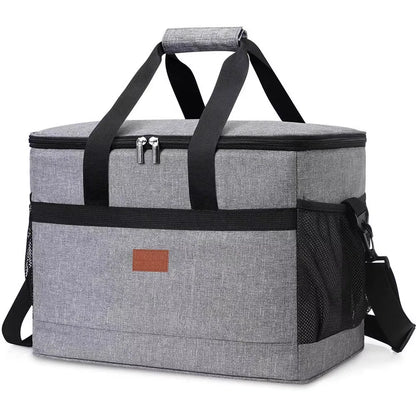 35L Insulated Picnic Lunch Bag Large Collapsible Cooler for Camping Travel