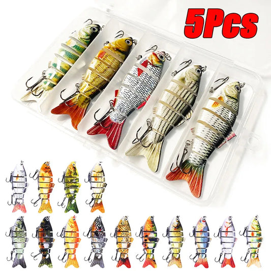 Jointed Fishing Lure 10cm Sinking Swimbait Crankbait 1Pcs Hard Bait