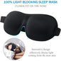 3D Eye Cover Mask Soft Blindfold Sleeping Aid Travel Blackout Padded