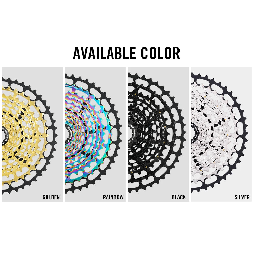 SPEDAO MTB Cassette 10–50T | 12-Speed XD Compatible Sprocket Steel Flywheel