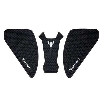 Yamaha MT-07 Side Fuel Tank Pads Rubber Protector Stickers 2024-2026