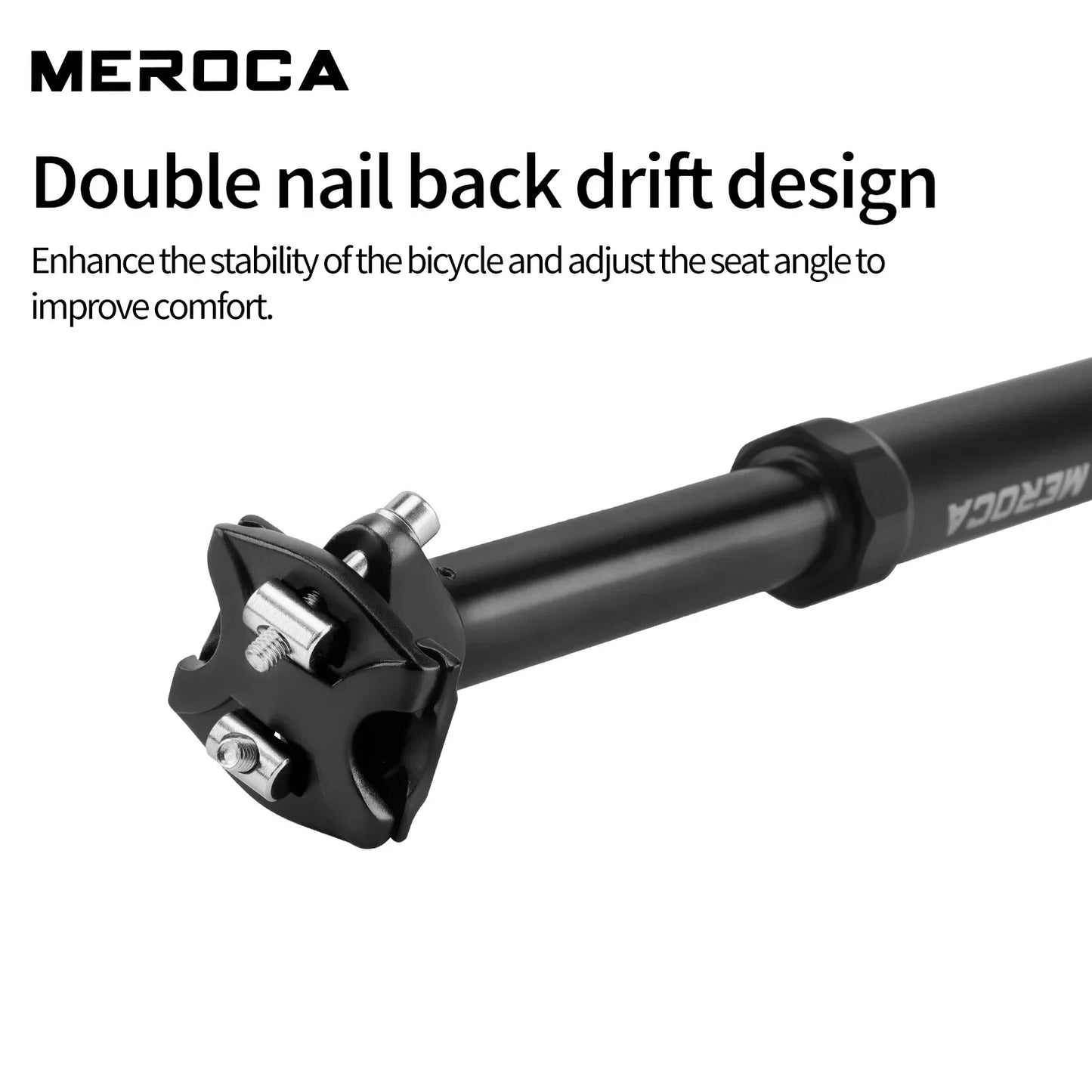 MEROCA Dropper Seatpost Internal Routing 425mm with Remote 27.2/30.9/31.6 - EXPROTAS