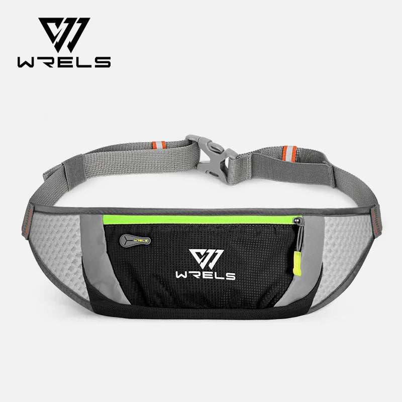 Running Waist Bag Waterproof Sports Pack Unisex Hiking Belt with Pockets