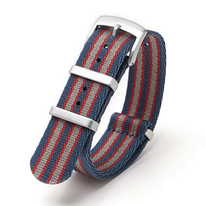 Nylon Watch Strap 24mm for Omega Seiko Mens Canvas Sport Band
