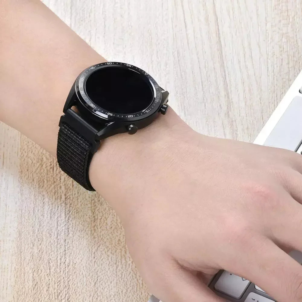 20mm 22mm Nylon Strap for Garmin Forerunner Venu Vivoactive Watch Band