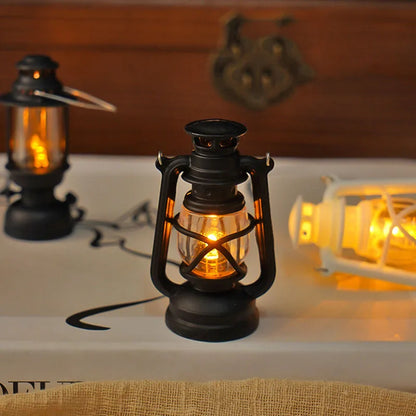 Mini Simulation Cande Light Lantern Night Light 4pcs Plastic Home Decor