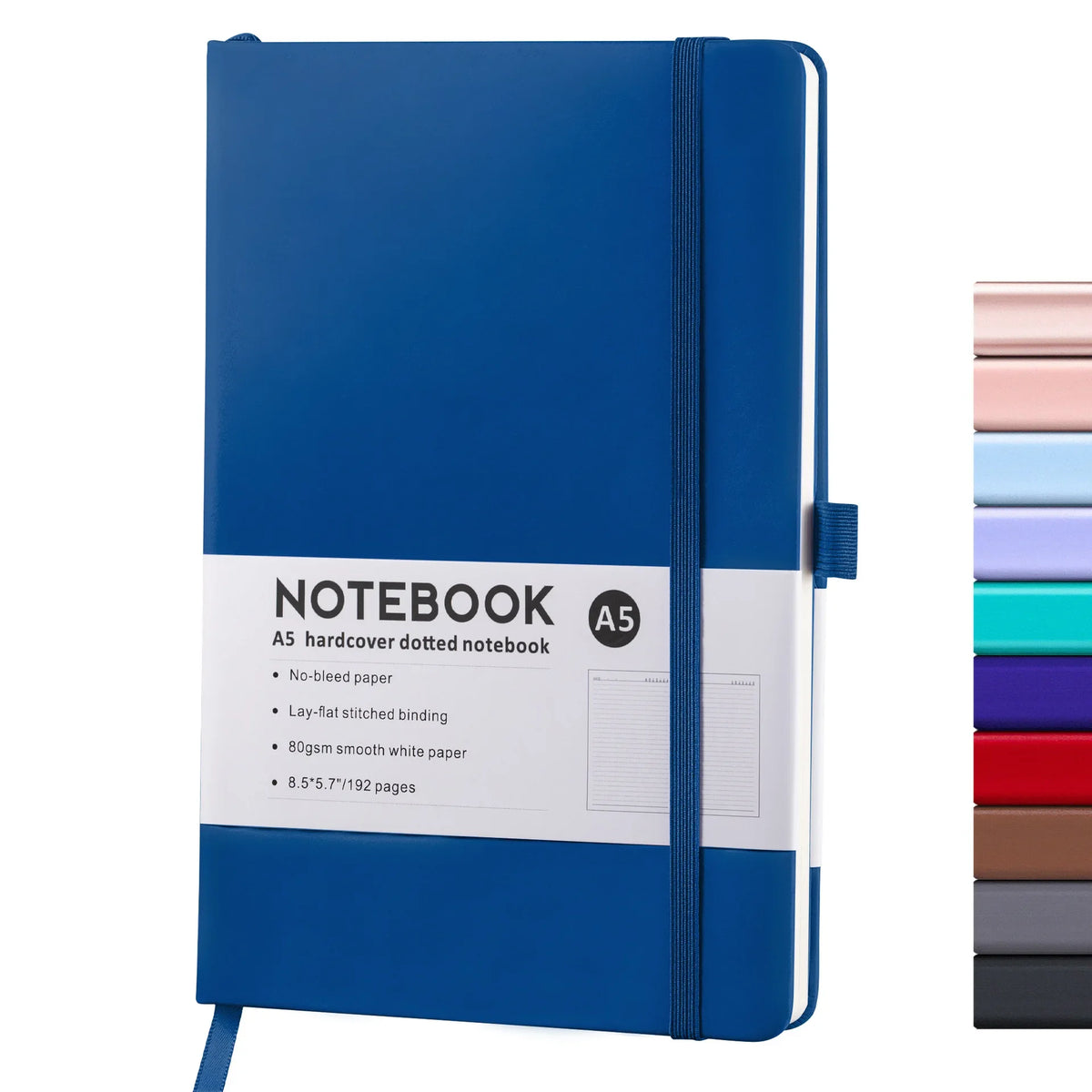 A5 Notebook Note Pad Lined Journal Diary Hardback Ruled Notepad School Supplies