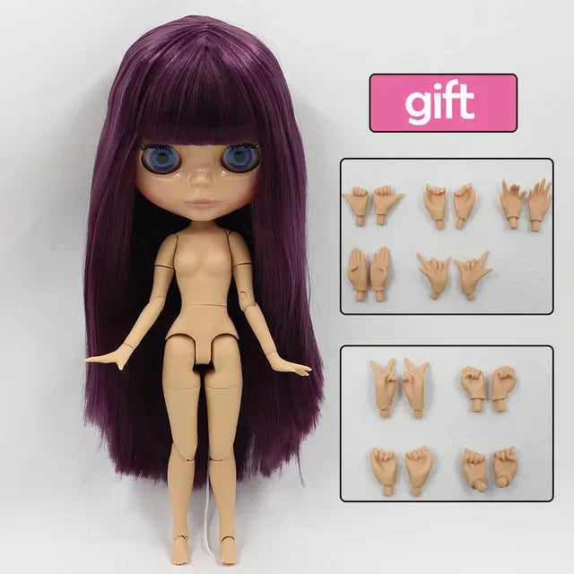 Blyth Doll 1/6 Body BJD Toy 30cm Random Eye Colors Icy Doll