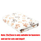 Pet Mat Warm Soft Fleece Blanket for Dog Cat Paw Print Bed