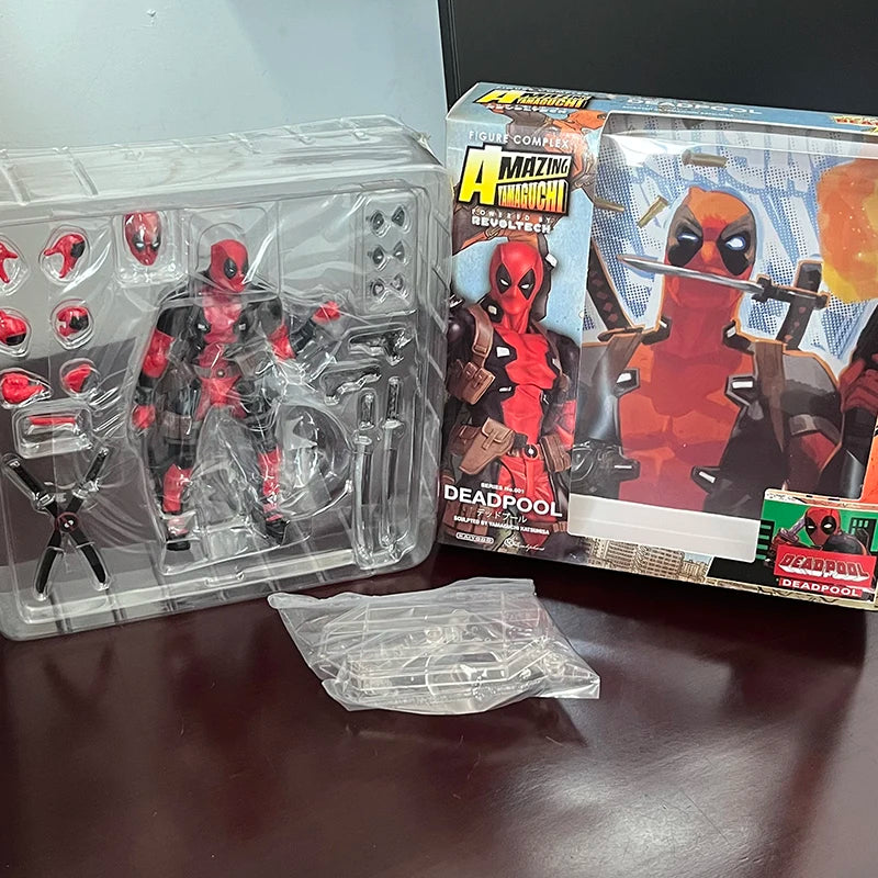 Yamaguchi Revoltech EPIC Deadpool Action Figure Ultimate X-Men Deadpool Super Hero Figure Toys Collectible Model Doll Gifts-EXPROTAS