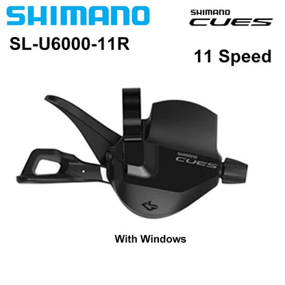 Shimano CUES U6000 11-Speed Shifter SL-U6000-11R + Rear Derailleur RD-U6020-11 Options