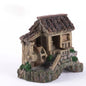 1PCS Mini House Model Resin Ornament for Garden Landscaping Decor