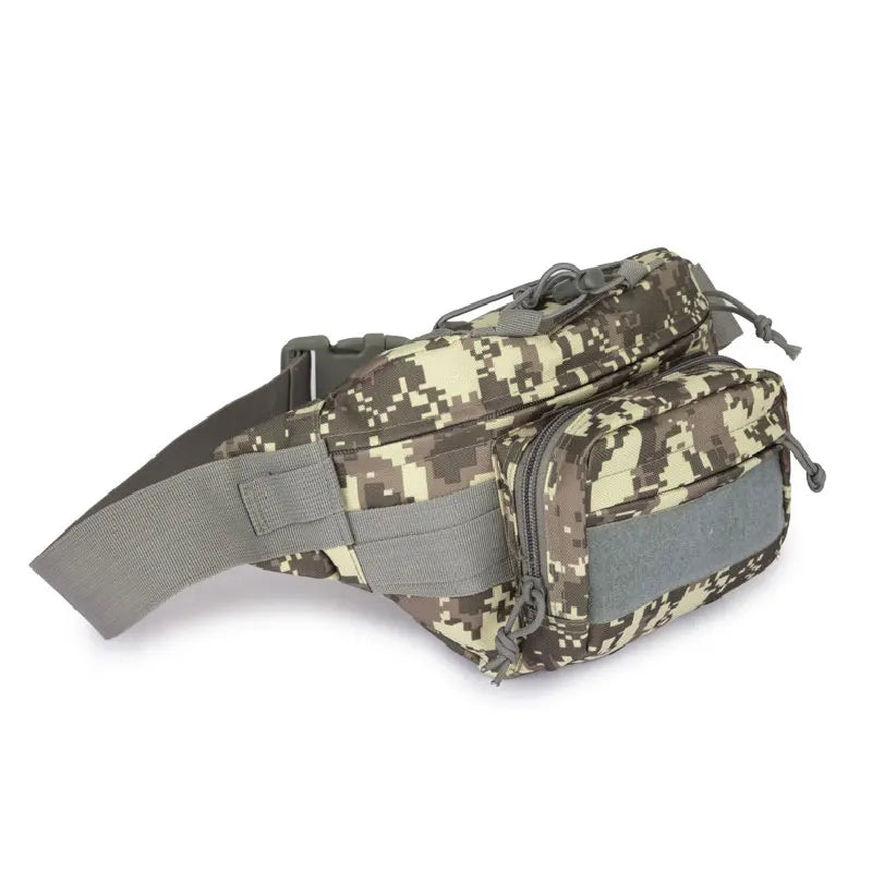 Waist Pack for Men Nylon Hiking Phone Pocket Outdoor Sport Molle Pack Hunting Climbing Camping Belt Bag
