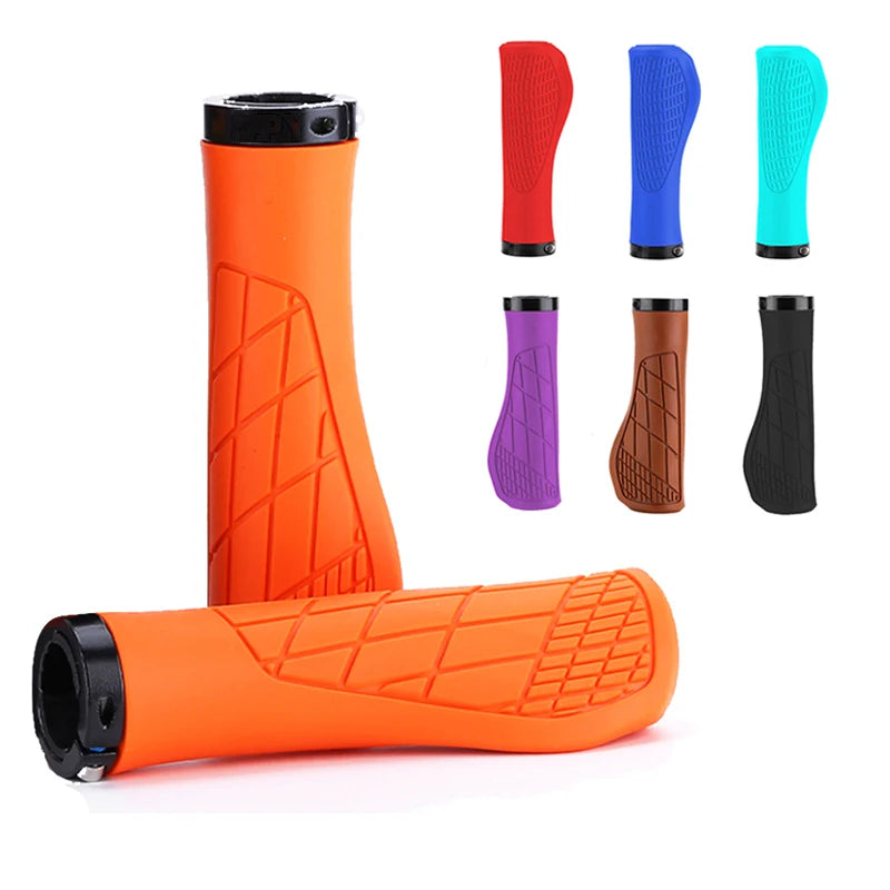 Bike Handlebar Cover Grips Double Lock-On MTB Bicycle Handlebar Cuffs