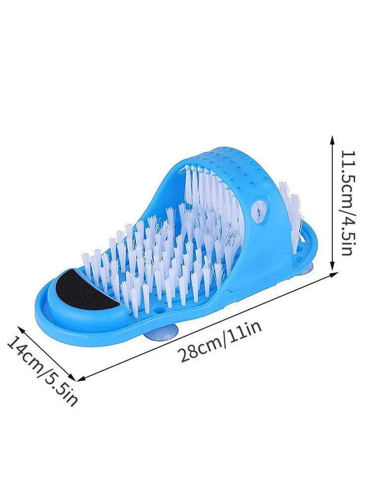 Foot File Washing Tool Lazy Foot Brush Stone Massage Dead Skin Remover Slippers