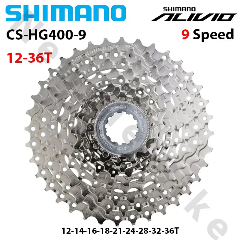 Shimano Alivio Cassette 9 Speed MTB Freewheel 11-25T 11-28T 11-32T 11-34T