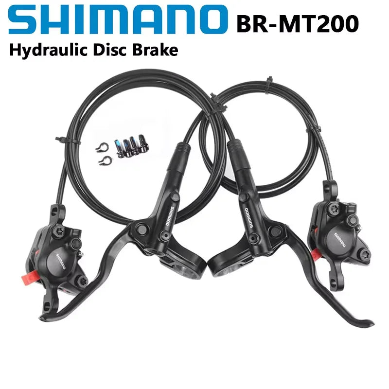 Shimano E-Bike Brake MT200 Set | Front + Rear Hydraulic Disc Brake Caliper