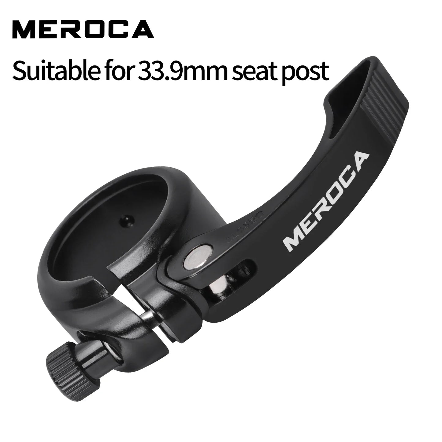MEROCA Folding Bike Seatpost Clamp 40.9mm Quick Release for 33.9mm Seatpost
