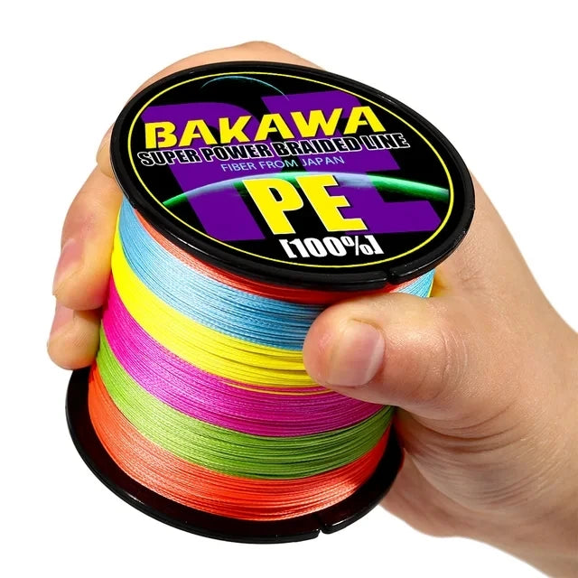 4 Strands Braided Fishing Line PE 100M 300M 500M 1000M Abrasion Resistant