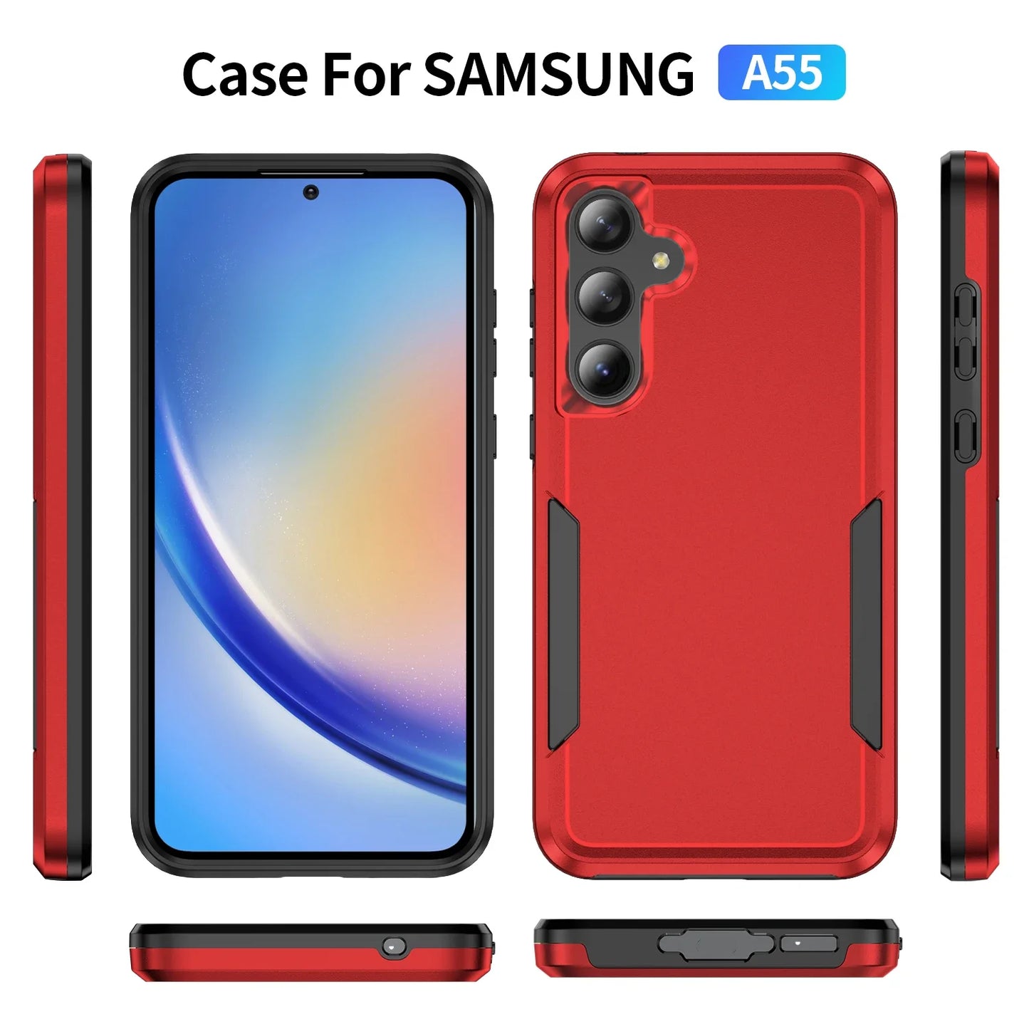 Shockproof Armour Phone Case for Samsung Galaxy A05S A14 A54 A35 A32 A52