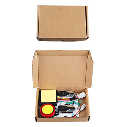 Motorcycle Alarm System Remote Wireless Anti-theft Engine Start 12V