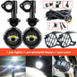 2x LED Fog Lights for Motorcycle BMW R1200GS F800GS K1600 40W