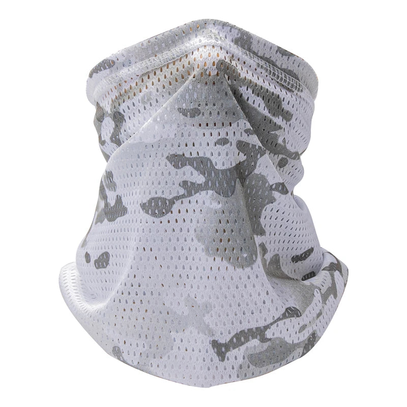 Neck Gaiter Mesh Face Bandana Breathable Scarf for Cycling Hiking Camping