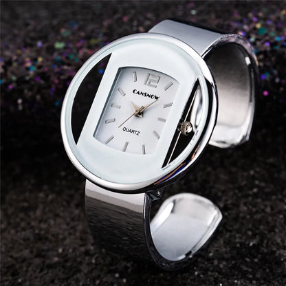 UTHAI W26 Women’s Fashion Steel Band Luxury Bracelet Quartz Watch Korean Style Gift