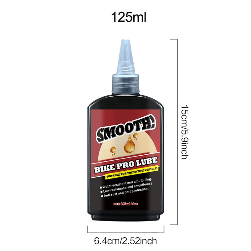 125ml Bicycle Chain Lubricant MTB Road Bike Lube Oil Drivetrain Maintenance