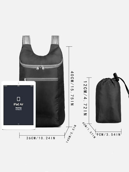 Weekend Travel Bag Foldable Waterproof Lightweight Large Capacity Backpack