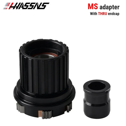 HASSNS PRO7 HG/XD/MS Hub Adapter, QR/THRU Endcap for 135x10/142x12 Bicycle Hub Body