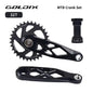 Goldix Narrow Wide Crankset 175mm MTB Square Taper Aluminum Bike Crank