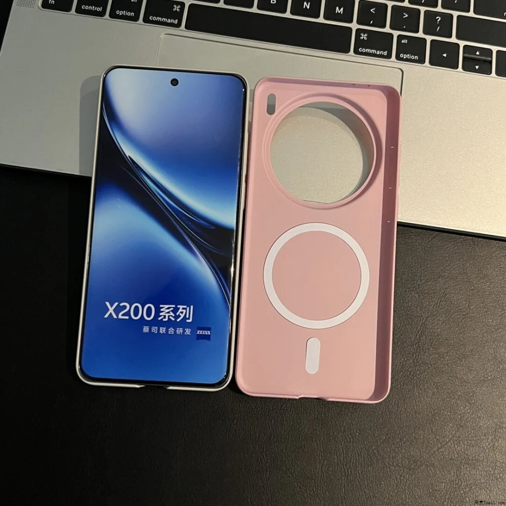 Matte MagSafe Case for Vivo X200 X100 S20 S19 iQOO 13 Realme GT7 Pro