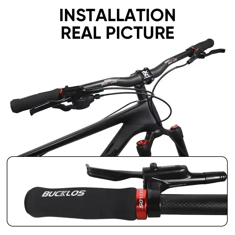 Bucklos Bicycle Grips MTB Handlebar Lock-on Ergonomic Anti-slip 22.2mm