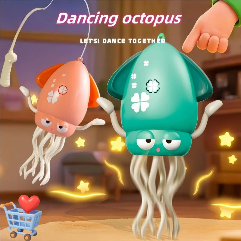 Children Stress-relieving Fishing Octopus Toy for Kids Fun Play