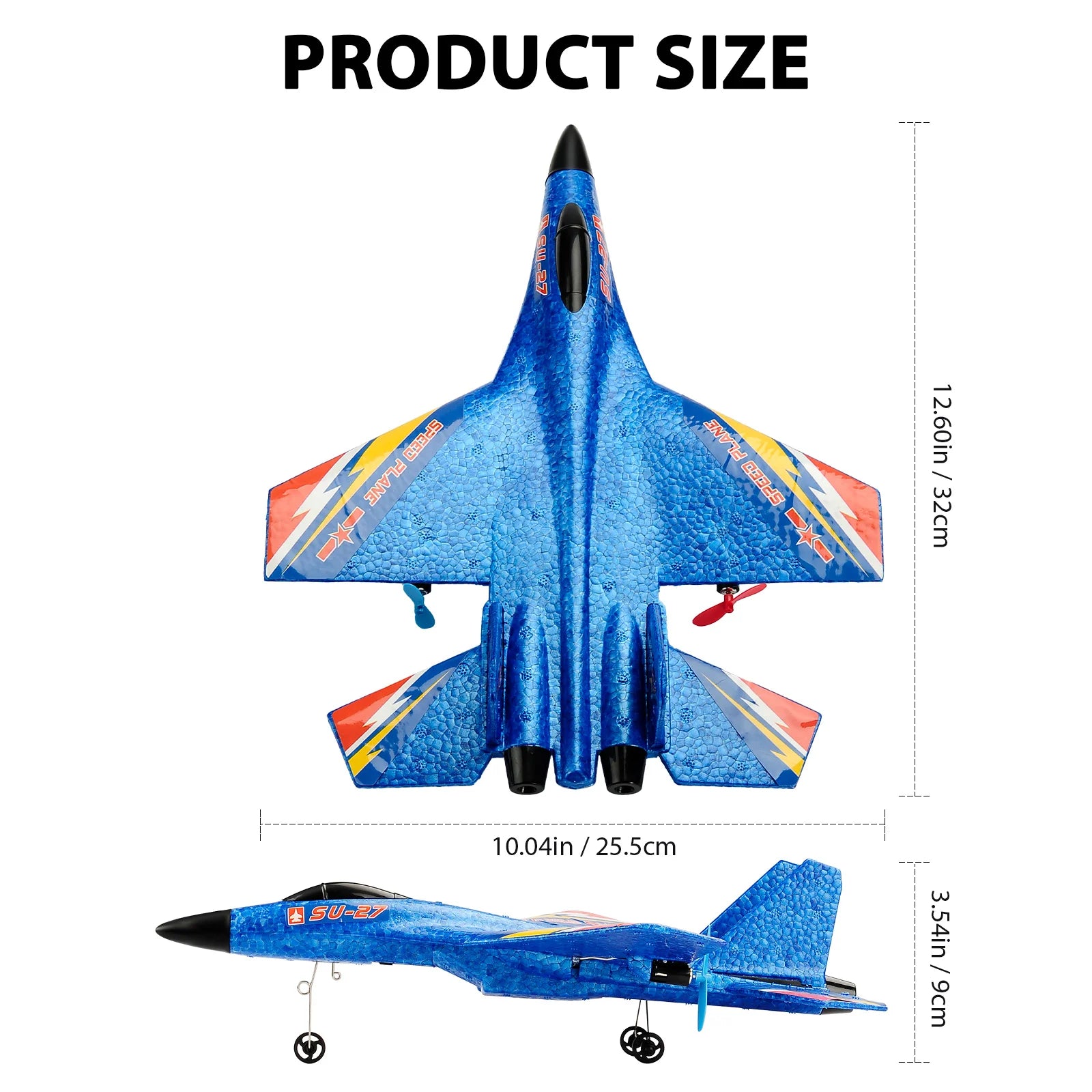 RC Plane SU-27 Aircraft Remote Control Helicopter 2.4G Airplane EPP Foam RC Vertical Plane Children Toys Gifts-EXPROTAS