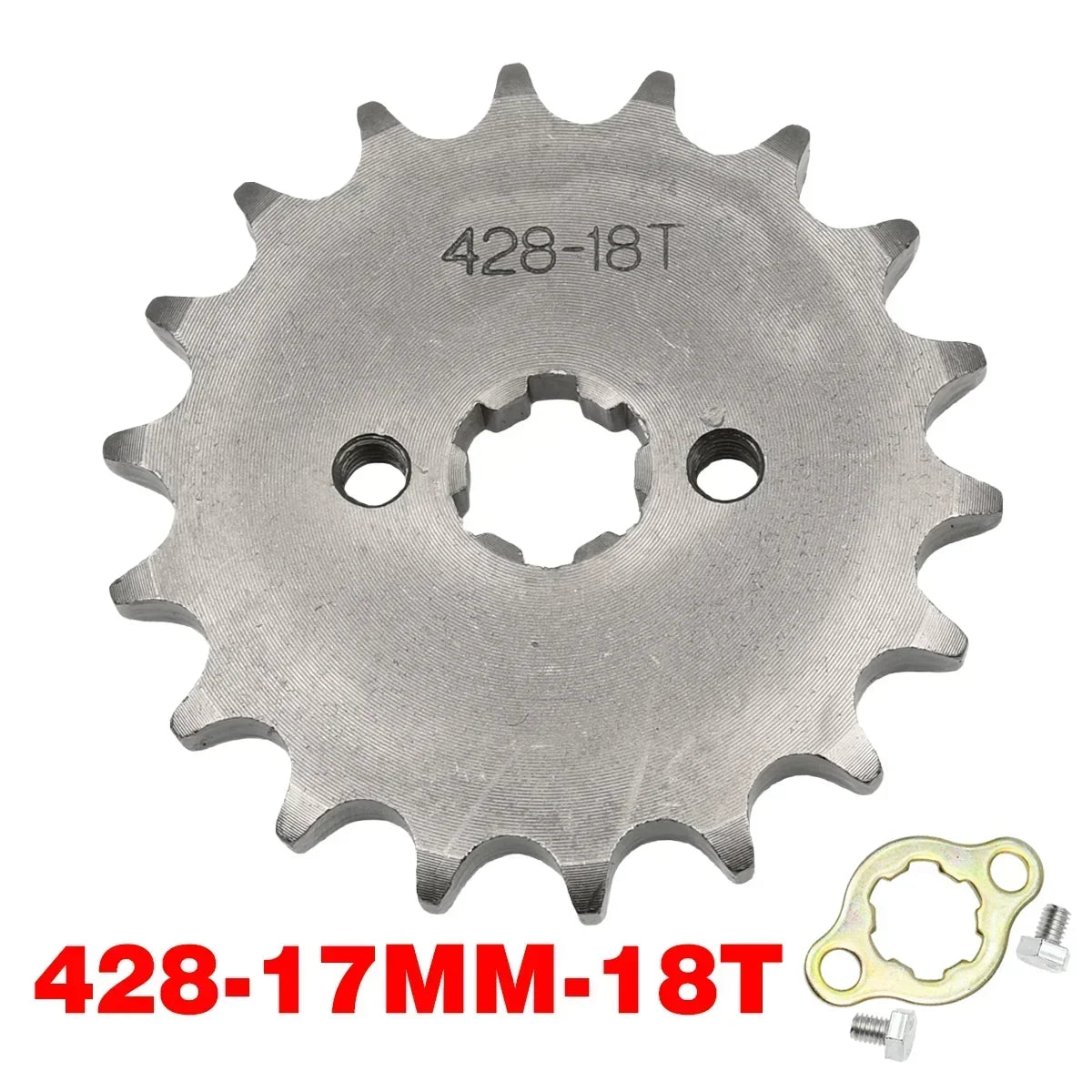 Chain 428# 17mm 20MM 10t 11T 12t 13T 14T 15t 16t 17T 18t 19T Motorcycle Sprocket