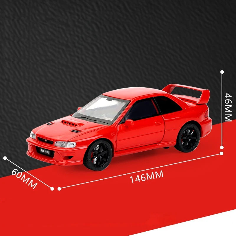 JDM 1/32 Impreza WRX STI Supercar Diecast Model Alloy Metal Car Classic Love Collection Hobby Birthday Gifts With Friend Trendy
