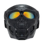 Motorcycle Skull Mask Goggles Windproof Outdoor Riding Glasses Tactical