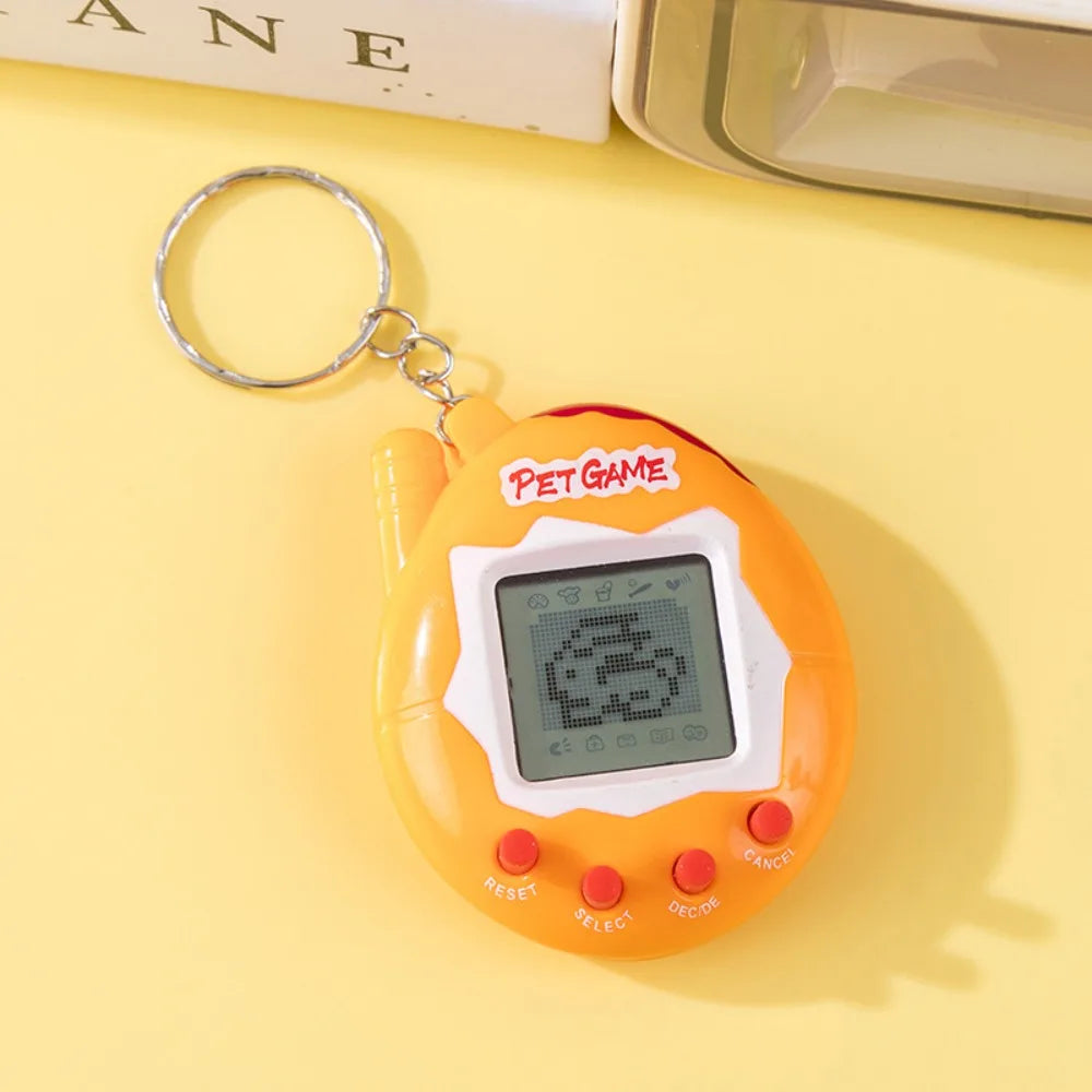 Tamagotchi Electronic Pet Keychain Game Console for Kids - Purple Version