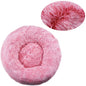 40-90cm Cat Bed Plush Round Soft Warm Cushion for Dog Pet Winter Sleeping